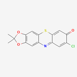 8-Chloro-2,2-dimethyl-2H,7H-[1,3]dioxolo[4,5-B]phenothiazin-7-one