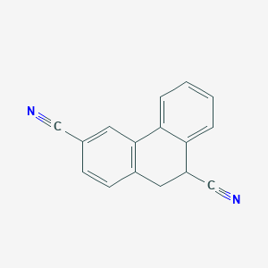 9,10-Dihydrophenanthrene-3,9-dicarbonitrile