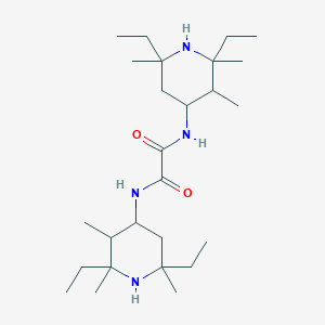 N~1~,N~2~-Bis(2,6-diethyl-2,3,6-trimethylpiperidin-4-yl)ethanediamide