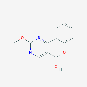 2-Methoxy-5H-[1]benzopyrano[4,3-d]pyrimidin-5-ol