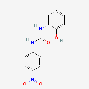 N-(2-Hydroxyphenyl)-N'-(4-nitrophenyl)urea