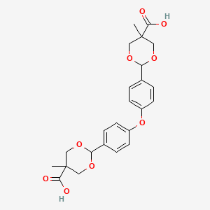 2,2'-[Oxydi(4,1-phenylene)]bis(5-methyl-1,3-dioxane-5-carboxylic acid)