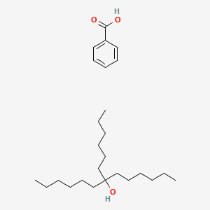 Benzoic acid;7-hexyltridecan-7-ol