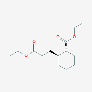 ethyl (1R,2S)-2-(3-ethoxy-3-oxopropyl)cyclohexane-1-carboxylate