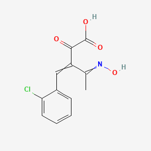 3-[(2-Chlorophenyl)methylidene]-4-(hydroxyimino)-2-oxopentanoic acid