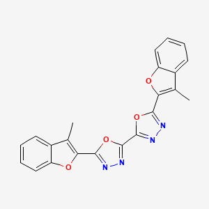 5,5'-Bis(3-methyl-1-benzofuran-2-yl)-2,2'-bi-1,3,4-oxadiazole