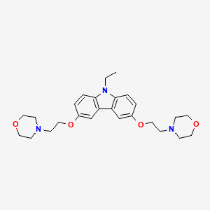 9-Ethyl-3,6-bis[2-(morpholin-4-YL)ethoxy]-9H-carbazole