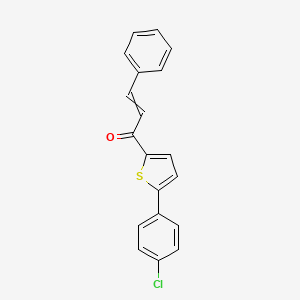 1-[5-(4-Chlorophenyl)thiophen-2-yl]-3-phenylprop-2-en-1-one