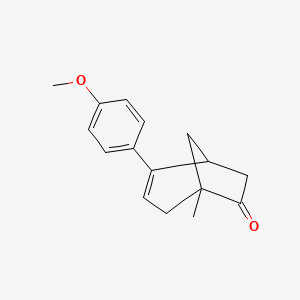 2-(4-Methoxyphenyl)-5-methylbicyclo[3.2.1]oct-2-en-6-one