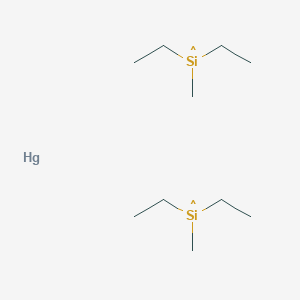 Diethyl(methyl)silyl--mercury (2/1)