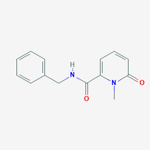 2-Pyridinecarboxamide, 1,6-dihydro-1-methyl-6-oxo-N-(phenylmethyl)-