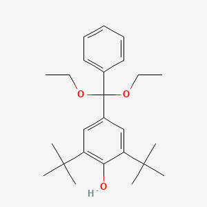 Phenol, 4-(diethoxyphenylmethyl)-2,6-bis(1,1-dimethylethyl)-