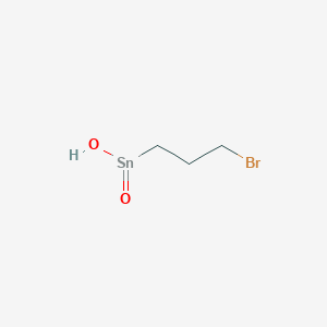 (3-Bromopropyl)(hydroxy)stannanone