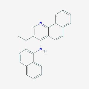 Benzo[h]quinolin-4-amine, 3-ethyl-N-1-naphthalenyl-