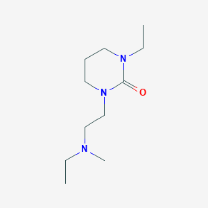 2(1H)-Pyrimidinone, 1-ethyl-3-[2-(ethylmethylamino)ethyl]tetrahydro-