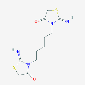 3,3'-(Pentane-1,5-diyl)bis(2-imino-1,3-thiazolidin-4-one)