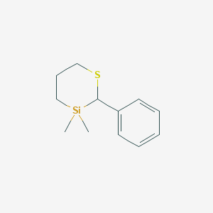 3,3-Dimethyl-2-phenyl-1,3-thiasilinane