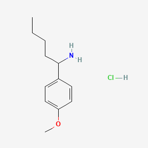1-(4-Methoxyphenyl)pentan-1-amine hydrochloride