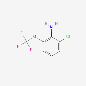 molecular formula C7H5ClF3NO B1458057 2-氯-6-(三氟甲氧基)苯胺 CAS No. 1261673-70-4