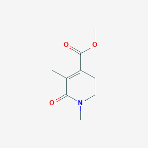 molecular formula C9H11NO3 B14580598 Methyl 1,3-dimethyl-2-oxo-1,2-dihydropyridine-4-carboxylate CAS No. 61327-53-5