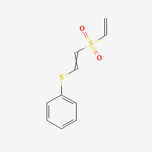 {[2-(Ethenesulfonyl)ethenyl]sulfanyl}benzene