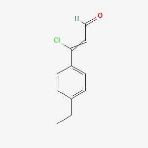 3-Chloro-3-(4-ethylphenyl)prop-2-enal