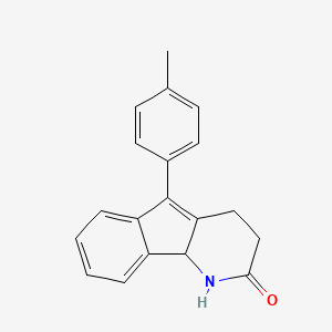 5-(4-Methylphenyl)-1,3,4,9b-tetrahydro-2H-indeno[1,2-b]pyridin-2-one