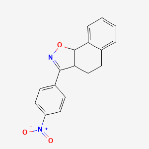 3-(4-Nitrophenyl)-3a,4,5,9b-tetrahydronaphtho[2,1-d][1,2]oxazole