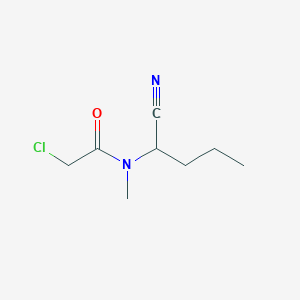 2-Chloro-N-(1-cyanobutyl)-N-methylacetamide