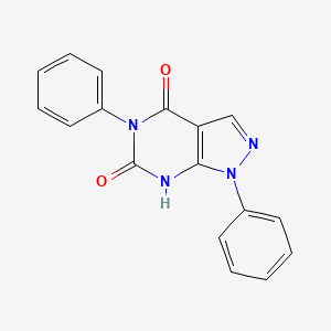 1,5-diphenyl-7H-pyrazolo[3,4-d]pyrimidine-4,6-dione