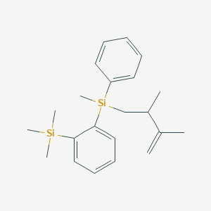 (2,3-Dimethylbut-3-en-1-yl)(methyl)phenyl[2-(trimethylsilyl)phenyl]silane