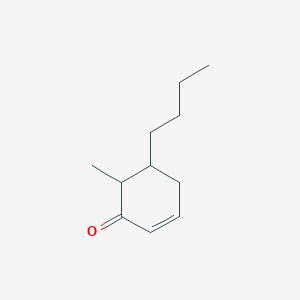 5-Butyl-6-methylcyclohex-2-en-1-one