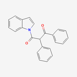 1H-Indole, 1-(1,3-dioxo-2,3-diphenylpropyl)-