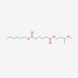 molecular formula C17H32O5 B14580787 Hexyl 3-methoxybutyl hexanedioate CAS No. 61286-43-9