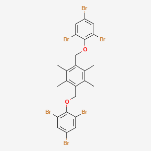 1,1'-[(2,3,5,6-Tetramethyl-1,4-phenylene)bis(methyleneoxy)]bis(2,4,6-tribromobenzene)