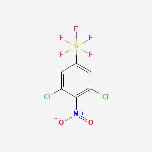 molecular formula C6H2Cl2F5NO2S B1458079 2,6-二氯-4-(五氟硫)硝基苯 CAS No. 1431329-68-8