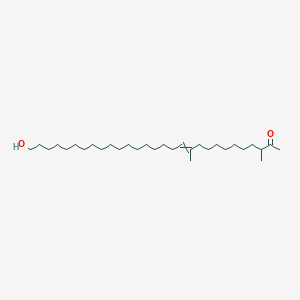 29-Hydroxy-3,11-dimethylnonacos-11-EN-2-one