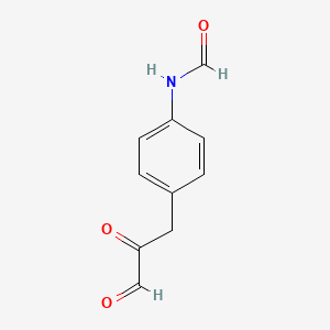 molecular formula C10H9NO3 B1458080 N-(4-(2,3-Dioxopropyl)phenyl)formamide CAS No. 1799434-59-5