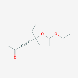 3-Heptyn-2-one, 5-(1-ethoxyethoxy)-5-methyl-