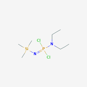 N,N-Diethyl-N'-(trimethylsilyl)phosphoramidimidic dichloride