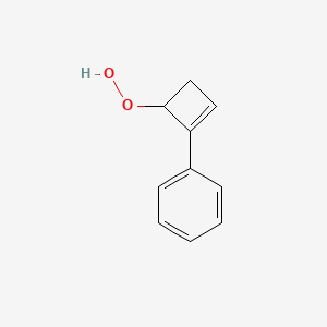 2-Phenylcyclobut-2-ene-1-peroxol