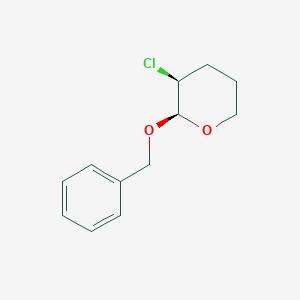 (2S,3S)-2-(Benzyloxy)-3-chlorooxane