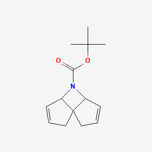 molecular formula C14H19NO2 B1458089 叔丁基 4a,7-二氢-1H-二环戊[b,c]氮杂环戊-4(3aH)-羧酸酯 CAS No. 1449117-36-5