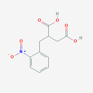 2-[(2-Nitrophenyl)methyl]butanedioic acid