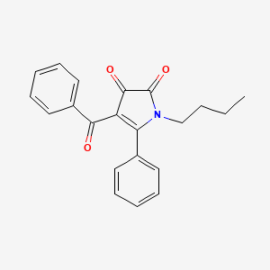 4-Benzoyl-1-butyl-5-phenyl-1H-pyrrole-2,3-dione