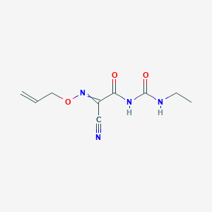 2-Cyano-N-(ethylcarbamoyl)-2-{[(prop-2-en-1-yl)oxy]imino}acetamide