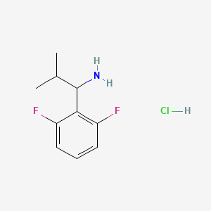 1-(2,6-Difluorophenyl)-2-methylpropan-1-amine hydrochloride