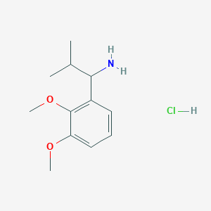 1-(2,3-Dimethoxyphenyl)-2-methylpropan-1-amine hydrochloride
