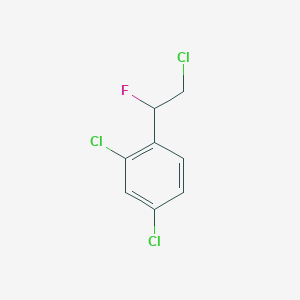 Benzene, 2,4-dichloro-1-(2-chloro-1-fluoroethyl)-