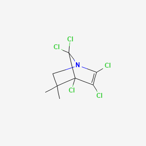 2,3,4,7,7-Pentachloro-5,5-dimethyl-1-azabicyclo[2.2.1]hept-2-ene